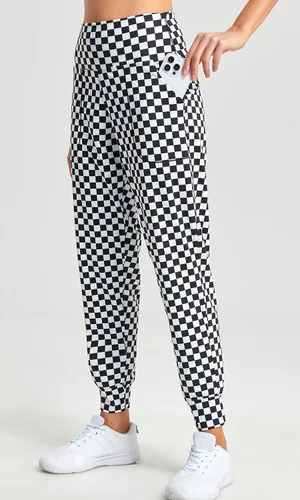 Vista 31 de Oalka - Pantalones deportivos para mujer, con cintura alta y bolsillos, para hacer deporte, yoga y entrenar