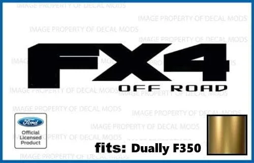 Vista 9 de FX4 Offroad - Calcomanías adhesivas para Ford F350 F450 DUALLY ONLY troquelado (2017-2020) – DCBM Solid (juego de 2) Dimensiones: 12 x 3 pulgadas