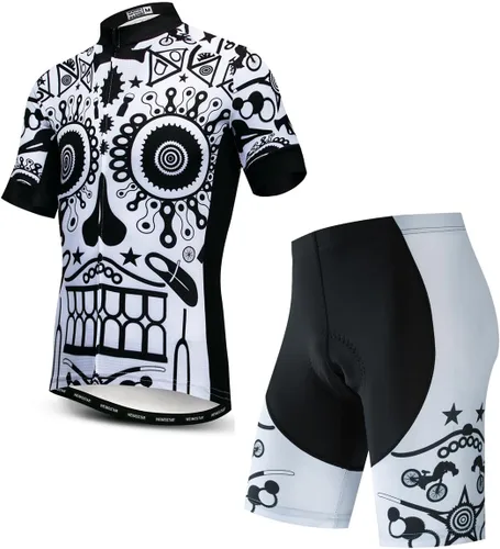 Vista 24 de Camisetas de ciclismo para hombre, camiseta de ciclismo de montaña, manga corta, transpirable, camisetas de ciclismo de secado rápido