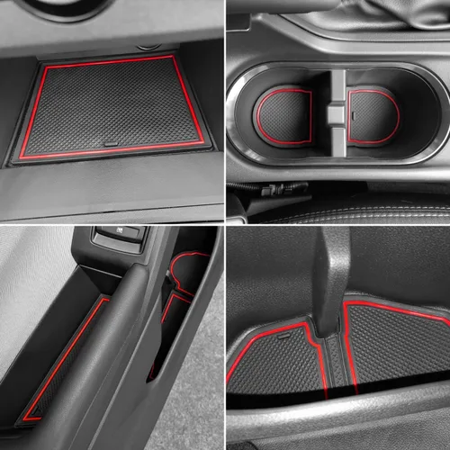 Vista 10 de Inserto de portavasos para Subaru Crosstrek 2023 2022 2021 2020 2019 2018 y para Subaru Impreza 2017-2023 Alfombrilla de consola central