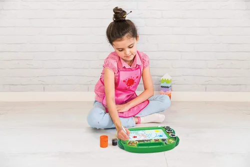 Vista 6 de Lexibook, Tablero de Dibujo Mágico Multicolor con Animales Magnéticos, Juguete Artístico y Creativo para Niñas y Niños, Lápiz Magnético y Sellos