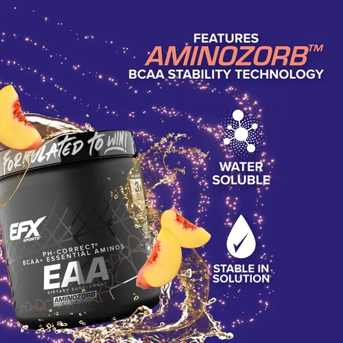 Vista 4 de EFX Sports Training Ground EAA Suplemento de aminoácidos esenciales Energía y síntesis de proteínas Pre, Intra o después del entrenamiento