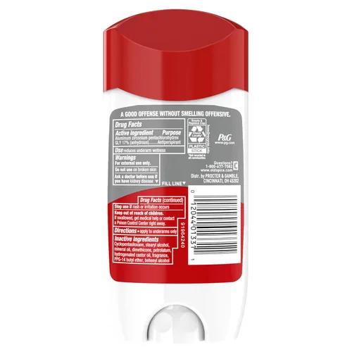 Vista 13 de Old Spice anti-perspirant High Endurance Solid Invisible, 3-Ounce de incienso (Pack de 6)