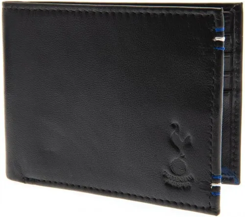 Vista 3 de Tottenham Hotspur Cartera cosida de cuero FC (talla única) (negro)