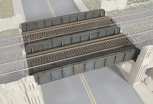 Vista 13 de Walthers Cornerstone Puente de ferrocarril de doble vía Pilar concreto pkg(2) 933-4553 HO Escala Modelo Ferrocarril - Kit de estructura