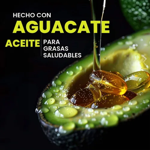 Vista 3 de Vitamina D3 5000 UI con aceite de aguacate, alta potencia 125 mcg, 90 mini