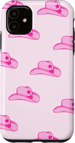 Vista 8 de Funda con estampado de sombrero de vaquero rosa para iPhone 13 Pro Max