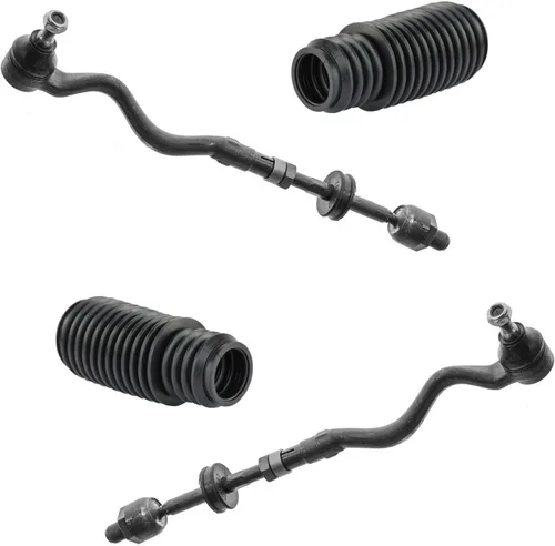 Vista 117 de TRQ Kit de dirección delantera con barra de acoplamiento de fuelle de piñón y cremallera compatible con Toyota Echo 2000-2005