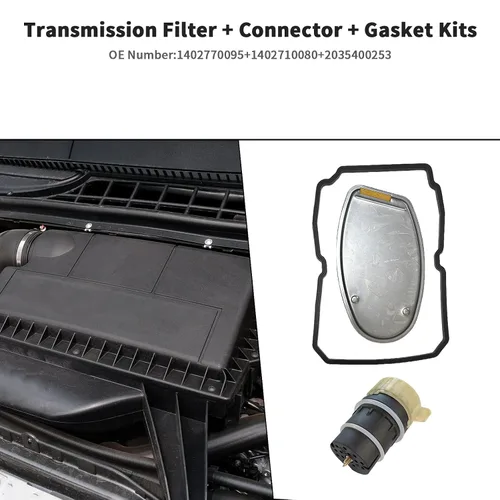 Vista 7 de Filtro de Aceite de Transmisión Automática + Junta del Cárter de Aceite + Adaptador de Tapón Para Mercedes Benz 722.6 Para Chrysler Para Dodge Para