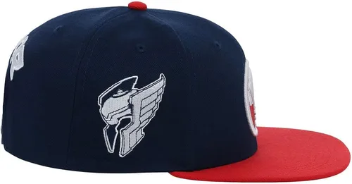 Vista 7 de Marvel Thor Adulto Moda Ajustable Snapback Flat Bill Cap dkgryrojo, Punto bajo gris oscurorojo