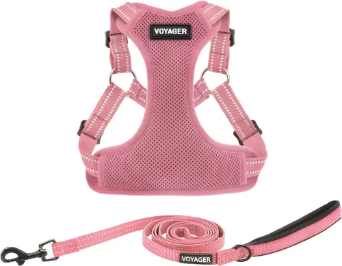 Vista 35 de [Usado] Best Pet Supplies Voyager - Arnés ajustable, transpirable, antitirones, para perros pequeños, medianos y grandes, para caminar, trotar