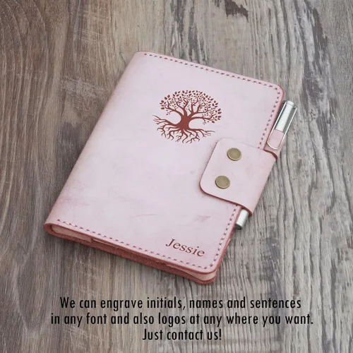 Vista 2 de Funda de cuero personalizada para Supernote A5x/Supernote A6X, Supernote A5x folio, compatible con LAMY AL-star EMR Pen, Standard Pen - K03