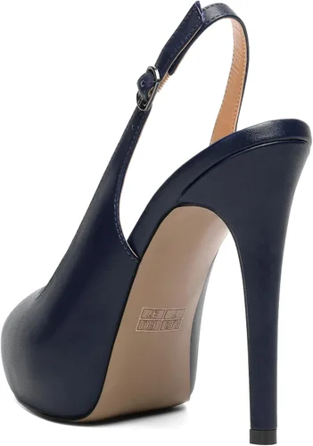 Vista 5 de YODEKS Zapatos de vestir de fiesta con tacón alto y plataforma para mujer