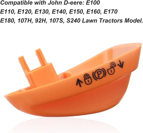 Vista 7 de GX23146 Pomo de freno de estacionamiento compatible con tractores de césped John D-eere Para D100, D105, D110, E100, E110, E120, E130, X105, X106
