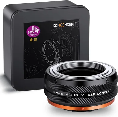 Vista 13 de Adaptador de Montura de Objetivo K&F Concept Compatible con Lente Leica M39 (Rosca Leica de 39mm x1) para Cámara Sin Espejo Fujifilm X-Pro1