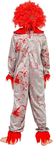 Vista 3 de Disfraz de payaso para niños para Halloween