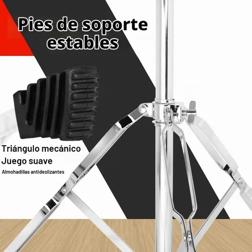 Vista 4 de ENNBOM Soporte de trípode de altura ajustable Soporte de montaje plegable para timbre de barra de percusión musical