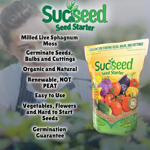Vista 2 de Mosser Lee ML0003 SucSeed® Premium Seed Starter 244 pulgadas cúbicas (4L) Paquete de 1