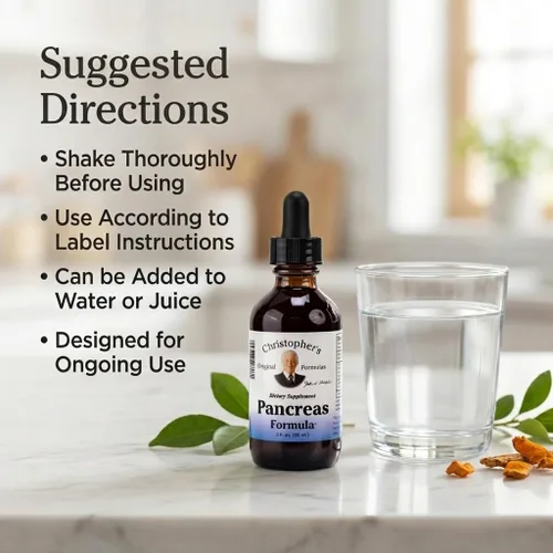 Vista 6 de Pancreas Formula Dr. Christopher Líquido 2 oz