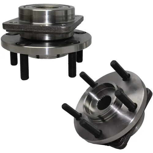 Vista 44 de Detroit Axle - 2.2L Bujes de rodamiento de rueda delanteros de 2 piezas para Honda Accord 90-97, 97 Acura CL, 2 rodamientos de ruedas y conjunto
