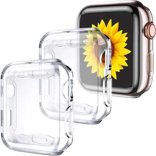 Vista 20 de GEAK - Juego de 3 fundas protectoras TPU compatibles con Apple Watch Series 11 10, protector de pantalla de 1.65 pulgadas, funda protectora completa