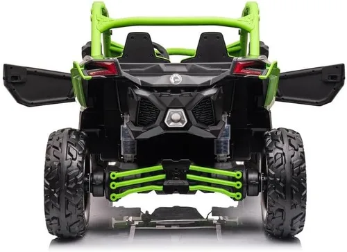 Vista 5 de Can-Am Maverick X3 - Buggy para niños con licencia de 24 V, color verde
