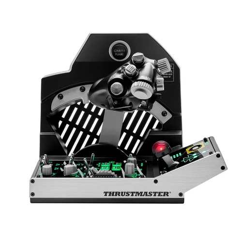 Vista 4 de Thrustmaster Viper TQS Mission Pack Metal Throttle Quadrant System, Throttle and Control Panel Included, 64 Action Buttons, 6 Axes, Licensed by the