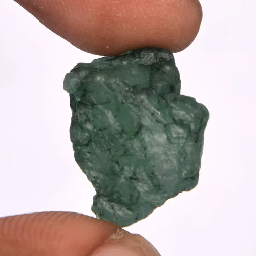 Vista 2 de GEMHUB Energy Stone Healing Power Emerald 15.00 Ct - Piedra preciosa esmeralda verde áspera para colgante y pulsera, Gema, Zambian - esmeralda verde