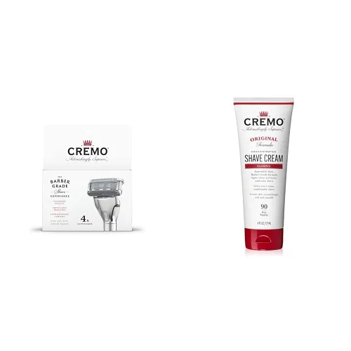 Vista 7 de Cremo Recambios de maquinilla de afeitar para hombres, asombrosamente superiores para hombres, compatibles con maquinillas de afeitar Cremo Razors