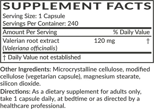 Vista 6 de Futurebiotics La raíz de valeriana promueve la relajación sin OMG, 240 cápsulas vegetarianas