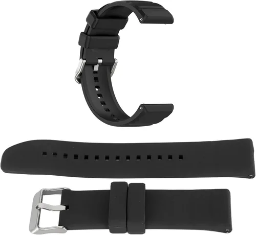 Vista 5 de Correa de silicona suave de liberación rápida para Amazfit GTR 4, casual y a la moda, ajuste ajustable con cierre de hebilla de alfiler, fácil