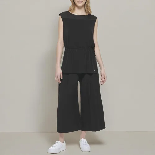 Vista 6 de Calvin Klein Camiseta de punto con cordón sin mangas para mujer