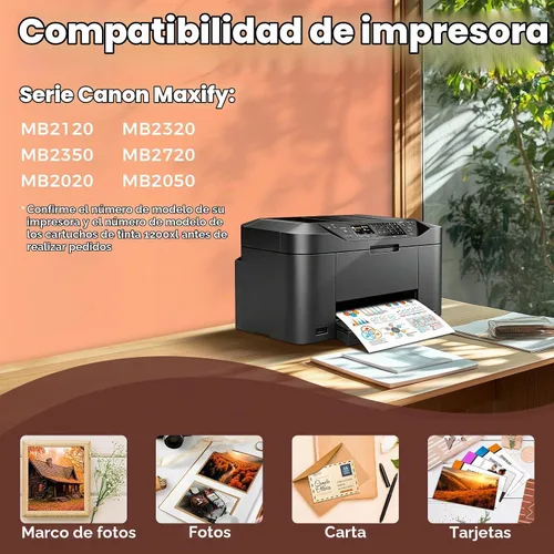 Vista 4 de Miss Deer 1200 cartuchos de tinta XL PGI-1200XL para Canon Maxify MB2720