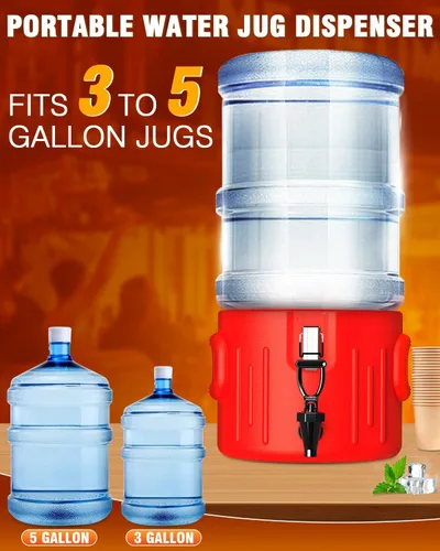 Vista 8 de Dispensador de bebidas aislado de 2 galones, dispensador de bebidas frías y calientes con interior de acero inoxidable 304 y boquilla, dispensador