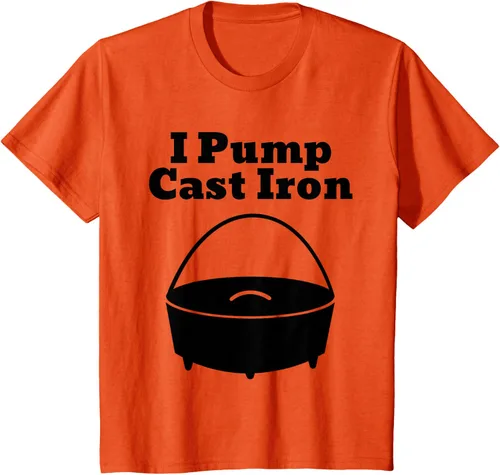 Vista 62 de I Pump - Camiseta de hierro fundido para cocinar al horno holandés