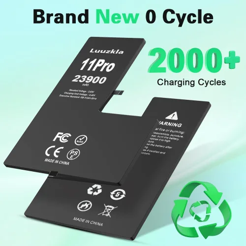 Vista 5 de Batería de 23900 mAh compatible con iPhone 11 PRO, nueva actualización, repuesto de batería de gran capacidad, compatible con iPhone 11 Pro