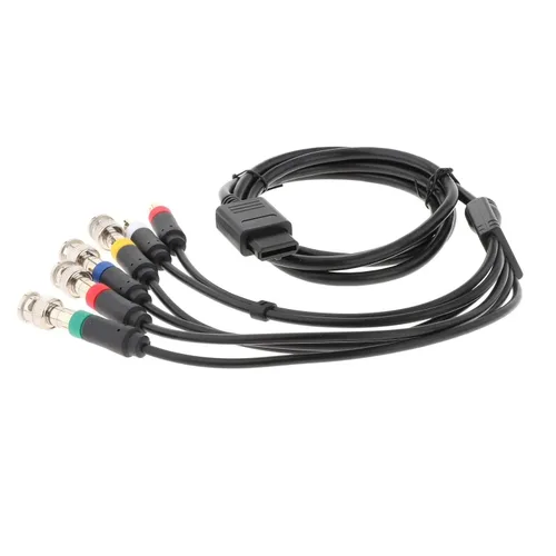 Vista 2 de N64 AV sistema de vídeo de juego de cable retro compuesto multi hacia fuera Audio TV S-Video Cable Cable