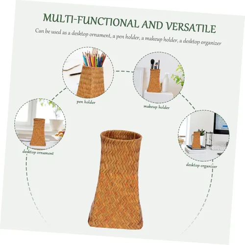 Vista 9 de STOBOK Soporte decorativo para bolígrafo de almacenamiento, florero, creativo, organizador de plumas, estilo europeo, vida acogedora
