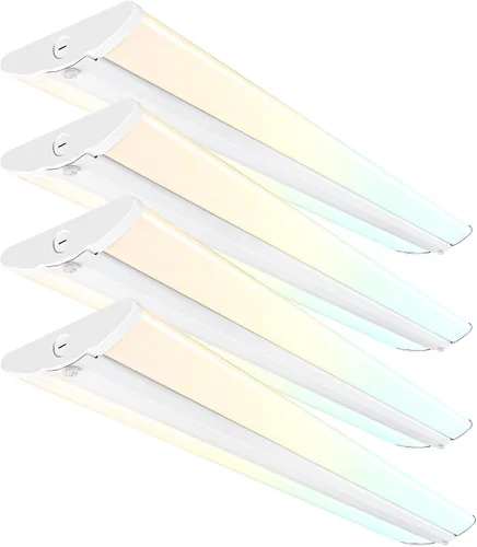 Vista 9 de hykolity Luz envolvente de 4FT 5" W LED con 3 vatios/3 CCT seleccionable 55W-75W, 3000K-5000K, 5500LM-7500LM, No Glare, Flush Mount Ceiling Light