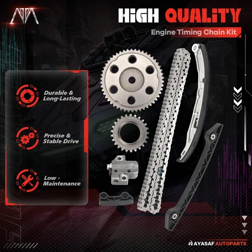 Vista 5 de Kit de cadena de distribución del motor para Mazda 3 2004-2007 2.0L, para Mazda 5 2006/2007, para Mazda 6 2003-2007 2.3L, para Mazda Tribute