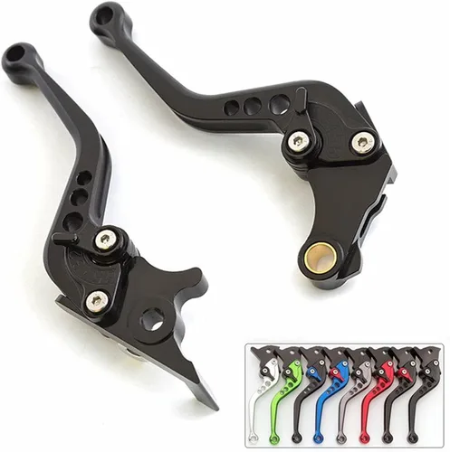 Vista 5 de Palanca de embrague de freno de motocicleta ajustable CNC para Bajaj Pulsar 200 NS 200 NS200 palancas de freno de motocicleta accesorios de palanca