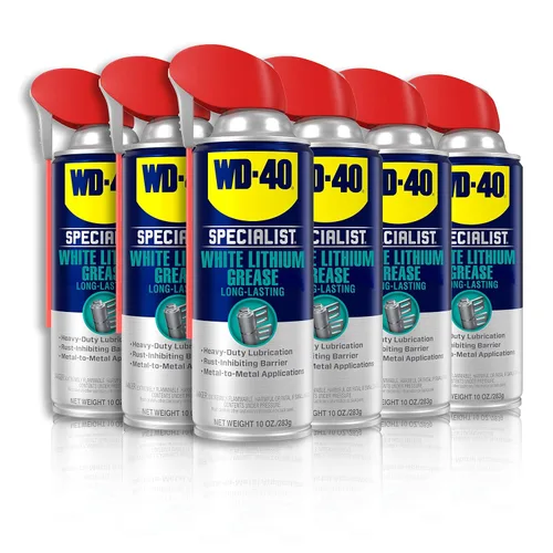Vista 9 de Aerosol de grasa de litio WD Specialist, 10 pies, color blanco, 1, Blanco, 1