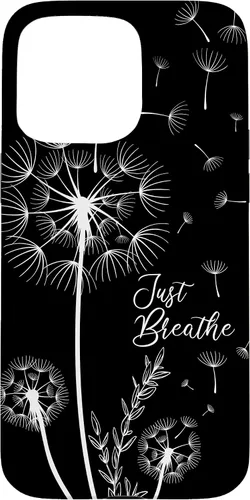 Vista 31 de Lindo diseño de tatuaje de diente de león flechas respiración patrón caso para iPhone 17