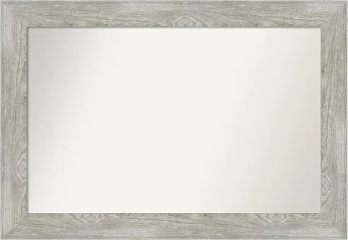 Vista 95 de Amanti Art Espejo personalizado, espejo de baño Alexandria Greywash, espejo de pared o espejo de tocador de baño sobre el fregadero