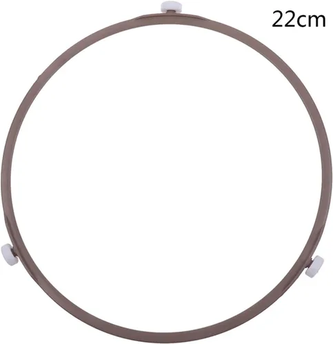 Vista 3 de Microwave Oven Turntable Bracket Circle Rotating Ring Support Roller Glass Base Plate Tray Holder Stand(Large)