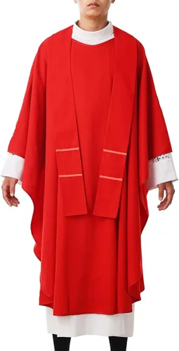 Vista 16 de BLESSUME Esperanza/Espíritu Iglesia Sacerdotes Sólidos Casulla Misas Vestiduras