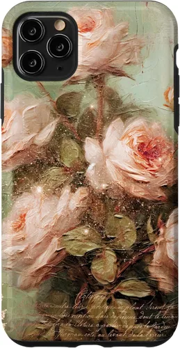 Vista 13 de Vintage Antique English Roses Garden Victorian Art Case for iPhone 17