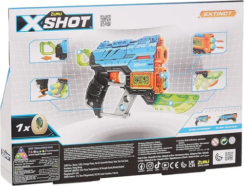 Vista 2 de X-Shot Dino Attack Extinct (1 huevo mediano, 8 dardos)