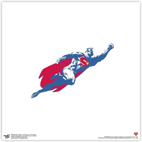 Vista 9 de Trends International Gallery Pops DC Comics Superman - Póster de pared de cómic de héroe, 12 x 12 pulgadas, versión enmarcada en negro