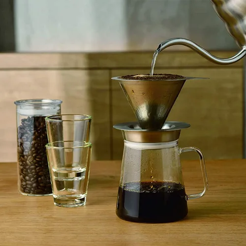 Vista 5 de Hario Servidor de café y té "Simply", 15.2 fl oz